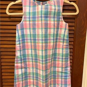 Vineyard Vines Pink and Blue Plaid Kids Dress